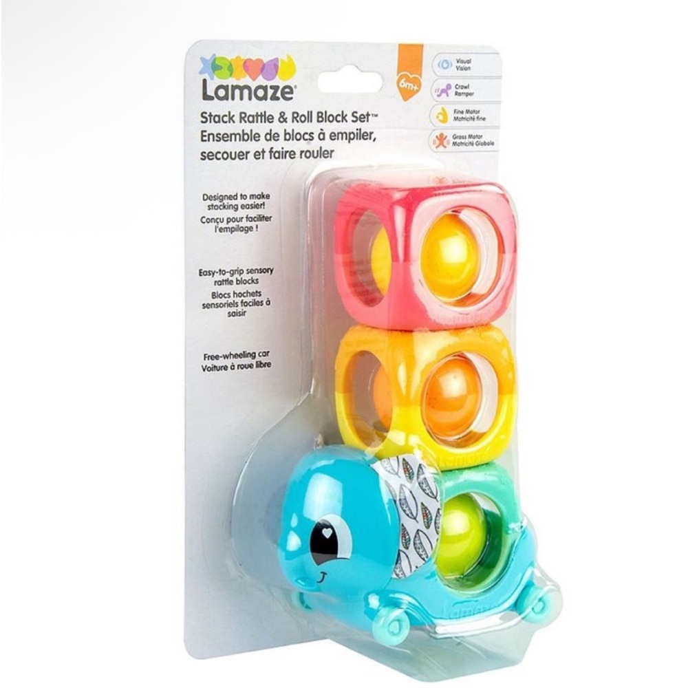 Lamaze Stack, Rattle & Roll
Block Set